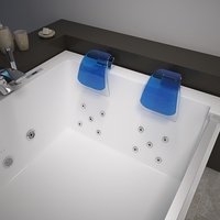 Hôtel grande baignoire 2 personnes Sexy Jet autoportant Baignoire de massage en plein air Whirlpool Spa Bain à remous