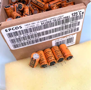 EPCOS Orange 100UF 50V High Temperature <strong>Resistant</strong> 125degree <strong>Ever</strong> Filter Electrolytic Capacitor - Product Image 1