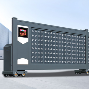 Nhà Máy Giá cổng thiết kế cantilever cổng nhôm đường lái xe an ninh cửa trượt cổng trượt boong cổng điện trượt cổng - Product Image 1