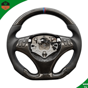 <span class=keywords><strong>Volant</strong></span> en fibre de carbone pour BMW Série 1/3/5/6/7/8, compatible avec BMW X1 X3 X5 X6 <span class=keywords><strong>E30</strong></span> E34 E36 E46 E81 E70 E82 E87 E90 E91 E92 E93 E60 E46 - Product Image 1