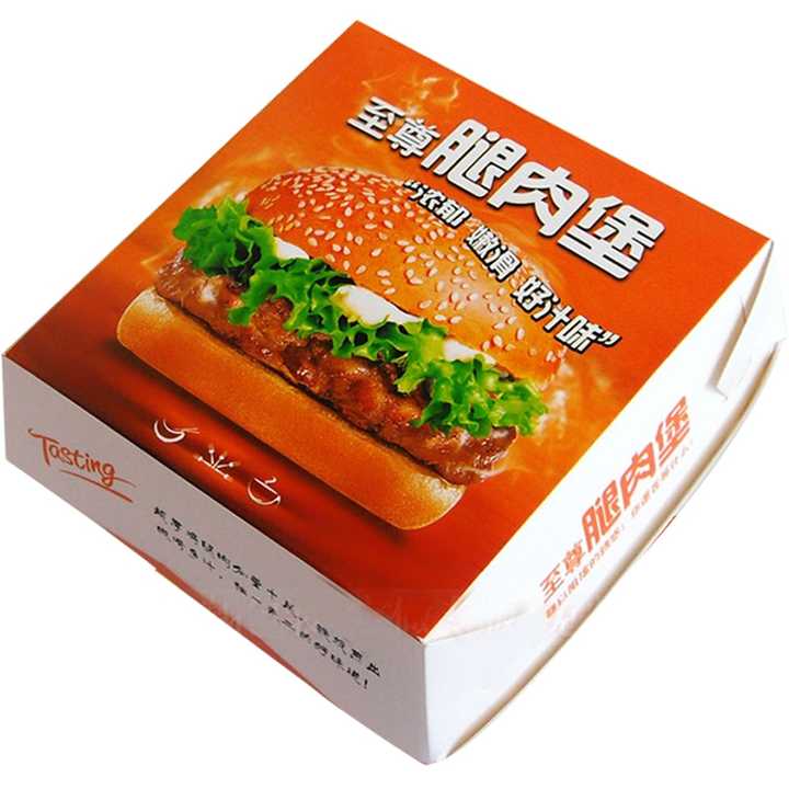 カスタム印刷された異なるサイズの使い捨て食品グレードの段ボール  