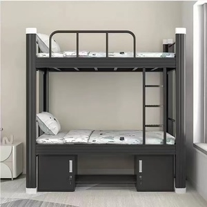 Litera de acero para adultos, litera gruesa, litera para Loft, cama para dormitorio escolar, adecuada para dormitorios de apartamentos - Product Image 4