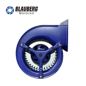 Blauberg-ventilador centrífugo de entrada doble, soplador radial hvac, 115V, 75W, 120mm