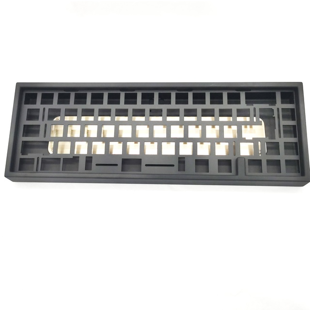 High Quality Customized Cnc Keycaps 65% Aluminum Cnc Mechanical Keyboard case Kyuu Tkl Custom Keyboards