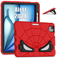 Étui robuste et résistant pour iPad Air 11 M3 2025 M2 2024 avec béquille, sangle d'épaule, porte-stylo, design de dessin animé pour enfants OEMODM