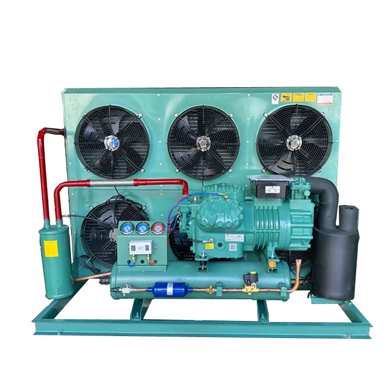 Cold Storage Stable Operation And High Efficiency Condensing Unit Refrigeration Compressor Unit With Low Noise