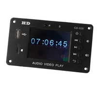 Carte de décodage MP3 BT 5.0 Récepteur audio stéréo Lecteur vidéo HD Décodage FLAC WAV APE Radio FM USB TF pour amplificateur de voiture