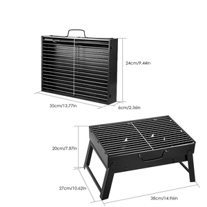Barbecue a carbone portatile pieghevole <span class=keywords><strong>in</strong></span> acciaio inossidabile per barbecue - Product Image 3