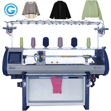 Cina moda pieno automatico del computer di casa maglione di lana piatto macchina per maglieria