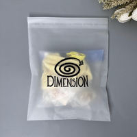 Sac pour vêtements UniOne personnalisé avec logo, écologique, auto-adhésif, en CPE givré transparent, pour vêtements, t-shirts, sous-vêtements
