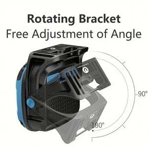 Nouvelle lampe de camping tactique d'extérieur rechargeable avec batterie intégrée, système de freinage antiblocage, lampe de travail portable pour le camping - Product Image 3