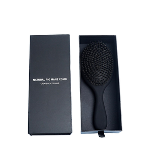Nuovo arrivo grande pettine per capelli con setole rotonde Private Label customizzato accettabile per capelli Extension <span class=keywords><strong>Brush</strong></span> con confezione regalo - Product Image 1