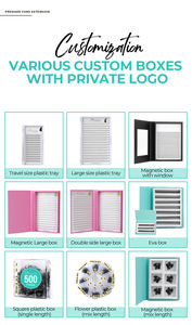 SP EYELASH 한국어 Pbt 천연 짧은 줄기 미리 만들어진 볼륨 팬 3D 8D 10D 0.05 0.07mm CC C D 컬 미리 만들어진 팬 속눈썹 연장 - Product Image 6