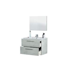 Garantía de calidad Moderno Madera Aruba Baño Cajón Organizador 2 Cajones + Espejo - Product Image 2