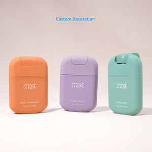 Botella de Perfume Portátil Recargable de Plástico PP Vacía, Fabricada con Paja de Trigo, con Atomizador de Niebla, para Tarjetas de Crédito - Product Image 2