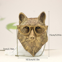 Sculptures murales abstraites en résine, style Art Déco, représentant des têtes d'animaux, pour la décoration du salon et de la chambre, idée cadeau