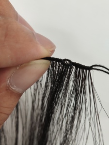 2025 nouvelles inventer la deuxième génération H6 plume trame Extension de cheveux 100 humain brut vierge qualité utilisation plus rapide Invisible trame cheveux - Product Image 4