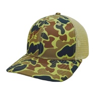 Gorra Snapback de camuflaje en blanco retro OEM, sombreros de camionero de ala plana para hombre de 5 paneles, gorras personalizadas de camuflaje de la vieja escuela, Injea Vina