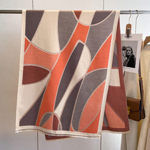 Zifeng OEM Otoño e Invierno Cálido Grueso A Cuadros Capa Con Capucha Chal Casual Estilo Étnico Bufanda Chal Abrigo - Product Image 6