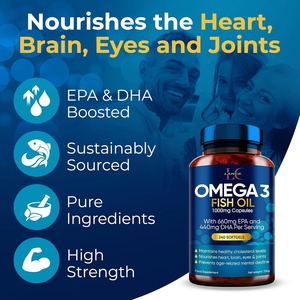 Lans Hersensupplement Private Label Omega 3 Visolie Puur Natuurlijk Ondersteunt Hart Normale Bloeddruk Visolie Omega 3 - Product Image 3