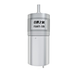 Moteur miniature Fga25-370 DC à engrenages métalliques entièrement réversibles 12V 24V - Product Image 1