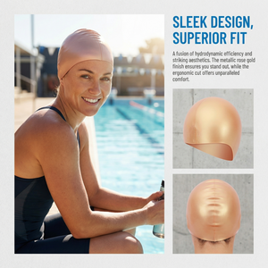 <span class=keywords><strong>Gorro</strong></span> de Natación de Silicona Profesional con <span class=keywords><strong>Casco</strong></span> de Acero para Hombre y Mujer, <span class=keywords><strong>Gorro</strong></span> de Competición con Reducción de Arrastre, Personalizado - Product Image 3