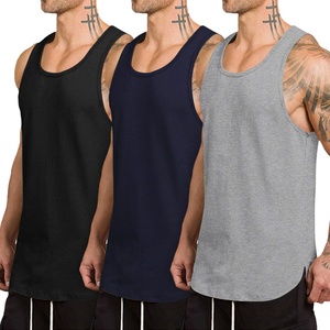 Lot de 3 débardeurs de sport pour homme, décontractés, à séchage rapide, anti-UV, respirants, pour la musculation, le fitness et la gym - Product Image 5