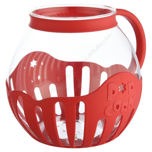 Olla para Palomitas de Maíz para Microondas Syh343 al por Mayor con Tapa de Vidrio Resistente a la Temperatura, Medidor de Granos y para Derretir Mantequilla, Apta para Lavavajillas - Product Image 3