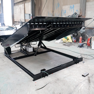 Plateforme élévatrice hydraulique électrique à réglage de hauteur facile pour charges lourdes, niveleur de quai fixe, chargement et déchargement de conteneurs, haute - Product Image 4