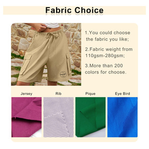 Casual Custom Logo Design Summer Stretch High Waist Loose Straight Leg <strong>Shorts</strong> Plus Size <strong>Lady</strong> Women's <strong>Cargo</strong> <strong>Shorts</strong> - Product Image 2