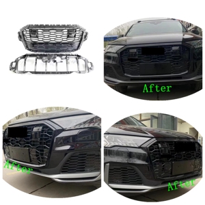 กระจังหน้ารถยนต์สไตล์ RSQ7,สำหรับ <span class=keywords><strong>Audi</strong></span> <span class=keywords><strong>Q7</strong></span>การปรับแต่ง Part 2020-<span class=keywords><strong>2022</strong></span>พร้อมกระจังหน้ารถยนต์ Acc ABS - Product Image 1