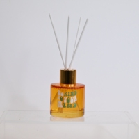 Diffuseur de parfum d'ambiance frais pour la maison, sans flamme, à base d'huiles essentielles, parfum longue durée, senteur de vacances, fait main, aromathérapie, pot en verre