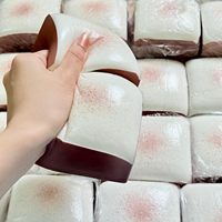 Jouet sensoriel anti-stress en mousse PU super épaisse, moelleuse et collante, en forme de pain grillé, à remontée lente, pour soulager l'anxiété et le TDAH, cadeau mignon