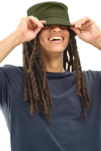 หมวกบักเก็ตผ้ากำมะหยี่คอตตอนสำหรับผู้ใหญ่ ปรับแต่งได้ ขายส่ง ใส่ได้สองด้าน ลายการ์ตูน สำหรับฤดูร้อน ใส่ขี่จักรยาน กันแดด ใช้ได้ทุกวัน - Product Image 3