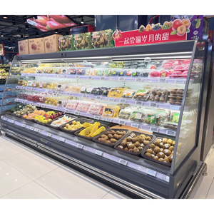 Refrigerador <span class=keywords><strong>de</strong></span> Exhibición para Supermercado, Color Personalizado, Refrigerador Comercial para Supermercado, Estantes Ajustables Ilimitados, Tipo Ángel - Product Image 5