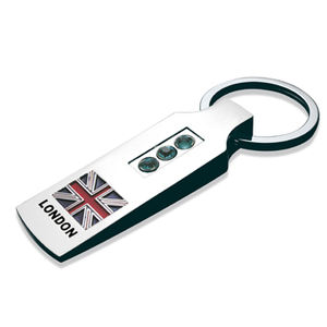 Porte-clés ronds en PVC souple personnalisés pour souvenirs - Product Image 2