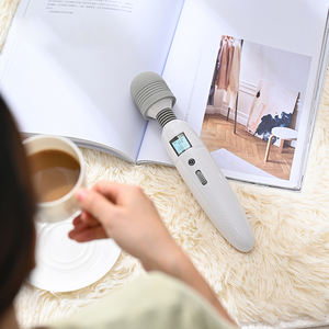 Hete Verkoop 9 Vibratie Siliconen Clitoris Stimulator Av Wand Vibrator Staf Massager Met Verwarming Elektrische Dame <span class=keywords><strong>Sex</strong></span> Vibrator Volwassen - Product Image 6