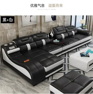 Bộ Sofa Da Cho Phòng Khách Mới 2021 Sofa Mát-xa