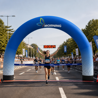 Arche gonflable MORNINGOutdoor pour parcours d'obstacles, courses amusantes et défis d'aventure