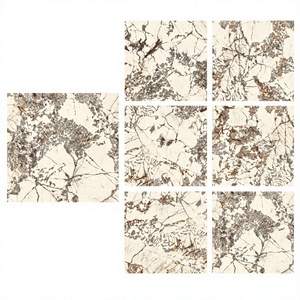 Carreaux de porcelaine brillants Vistaar Brand Alabaster Beige 800x800mm (80x80cm) aspect marbre pour sol et mur, Grenada - Product Image 4