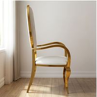Chaise de salon moderne, légère, durable et confortable en acier inoxydable pour la maison, le bureau, l'appartement, l'hôtel, la salle à manger