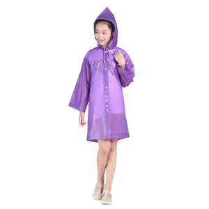 Manufacturers Direct Selling Open Style Waterproof Eva Raincoat For Kids
