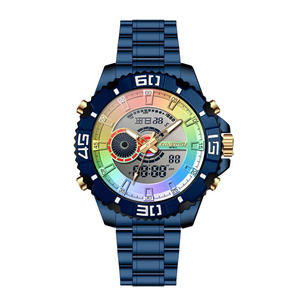 นาฬิกาข้อมืออิเล็กทรอนิกอิเล็กทรอนิกส์กลางแจ้งกีฬาพร้อมนาฬิกาจับเวลาเรืองแสง<span class=keywords><strong>นับ</strong></span>ถอย<span class=keywords><strong>หลัง</strong></span>นาฬิกาดิจิตอลหน้าปัดใหญ่นาฬิกาควอทซ์อนาล็อก - Product Image 2