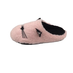 Nouvelles pantoufles pour femmes, modèle mignon chat, usage quotidien, en laine, chaussures d'<span class=keywords><strong>hiver</strong></span>, <span class=keywords><strong>mules</strong></span> HCG pour femmes, chaussures d'intérieur pour l'<span class=keywords><strong>hiver</strong></span> - Product Image 4