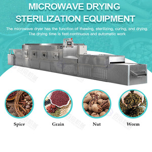 Baixin otomatik Custom Made tünel tipi kedi köpek maması mikrodalga kurutucu makine kedi çöp kurutma ve sterilizasyon makinesi - Product Image 6