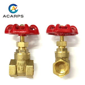 Valvola a Saracinesca Idraulica a Due Vie in Ottone Acarps 1/2 4 Pollici con Maniglia in Acciaio Giallo, Struttura a Sfera, Filettatura Femmina per Acqua, Garanzia 1 Anno - Product Image 2