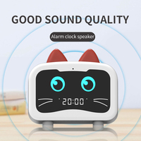 Réveil d'entraînement au sommeil pour enfants, horloge de chevet numérique avec veilleuse pour garçons et filles, chat mignon/Dragon