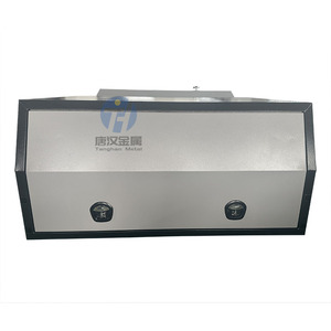 Auvent en <span class=keywords><strong>aluminium</strong></span> robuste à 2 portes, gris et blanc, résistant aux intempéries, stockage industriel pour le travail, les loisirs, les électriciens, le camping - Product Image 2