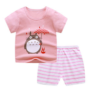 Conjunto de Camiseta y Pantalones Cortos de Verano para Bebé, de Algodón Puro, Manga Corta - Product Image 5