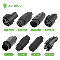 Adaptateur de chargeur EV CCS2 vers CCS1/CHAdeMO/GBT avec certification CE/TUV et protection IP54